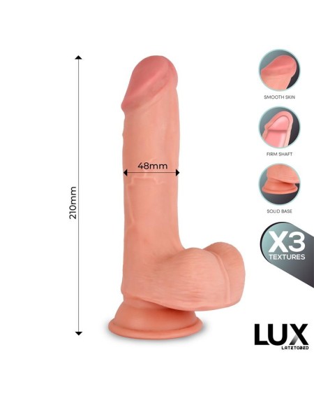 max triple density dildo with balls 8.2