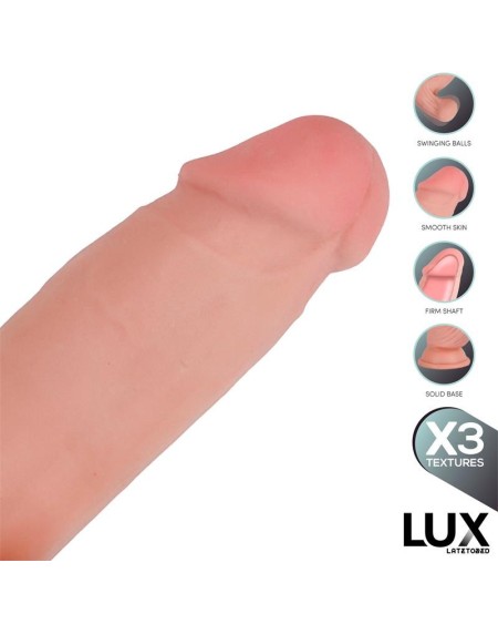 paul triple density dildo with swinging balls 8.2