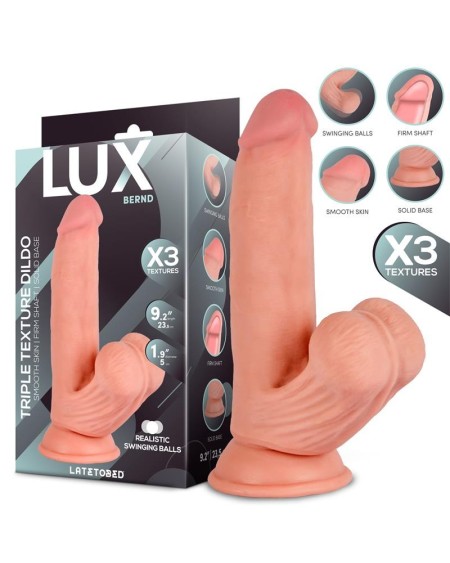 bernd triple density dildo with swinging balls 9.2