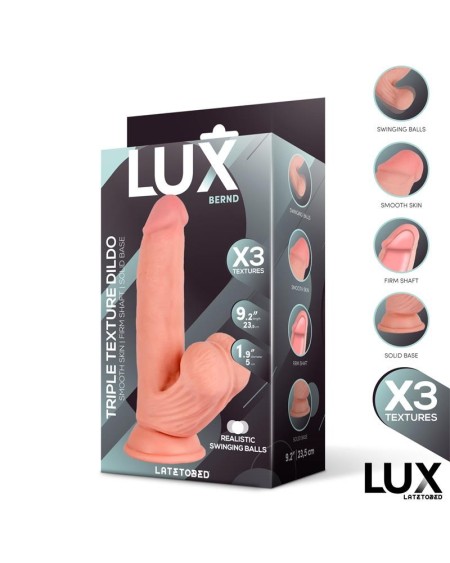 bernd triple density dildo with swinging balls 9.2