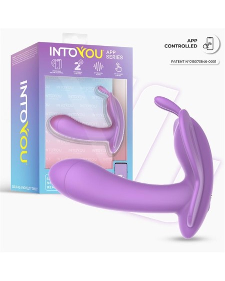 wingy butterfly vibrator with app lavender