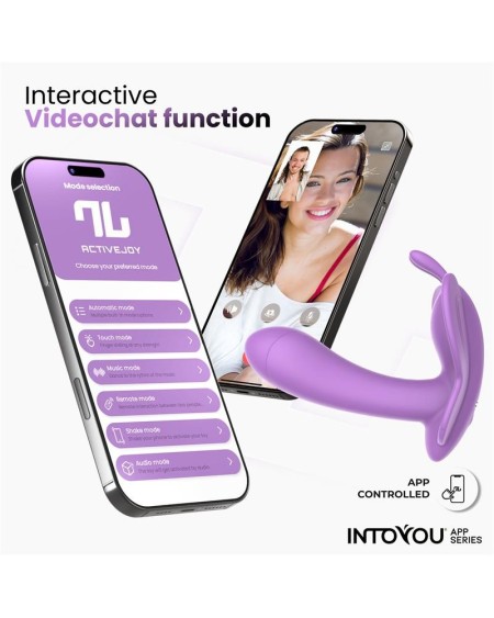 wingy butterfly vibrator with app lavender