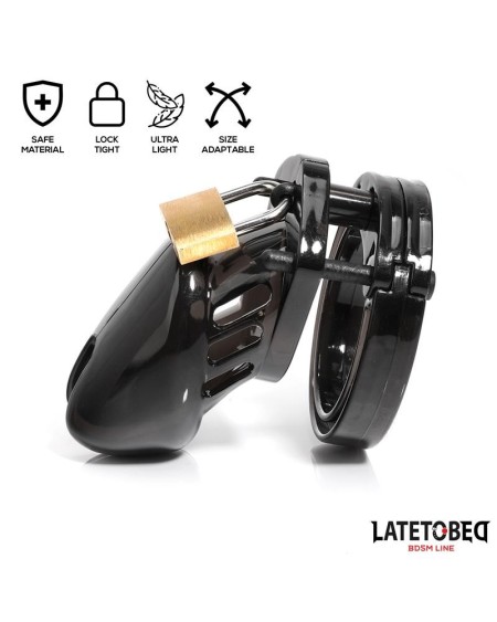 chastity penis cage court noir