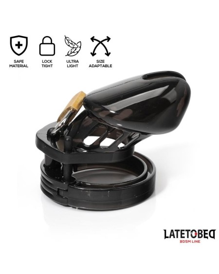 chastity penis cage court noir