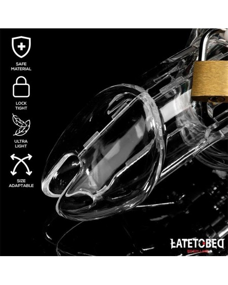 chastity penis cage long clear