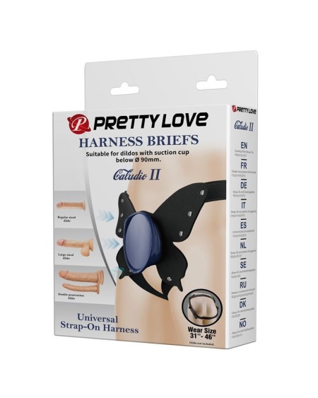 caludio ii universal strapon harness butterfly