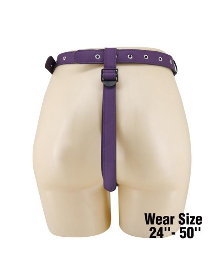 caludio iii universal strapon harness violet