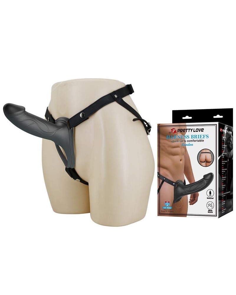 london universal strap-on harness with hollow dildo 6.6
