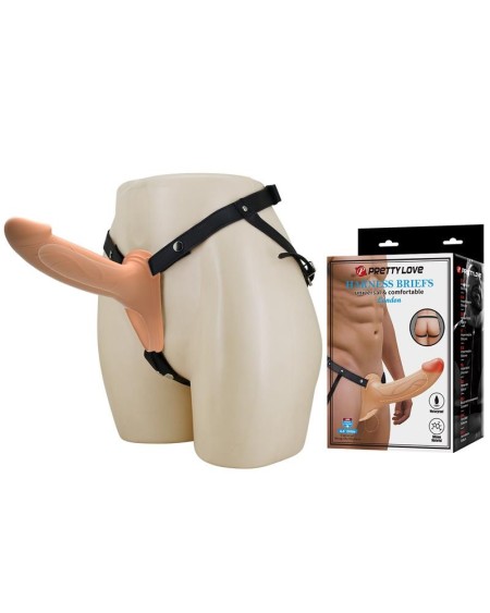 london universal strapon harness with hollow dildo 6.6