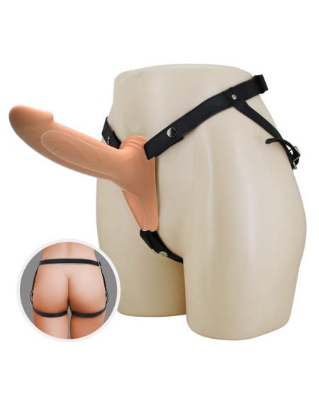 london universal strapon harness with hollow dildo 6.6