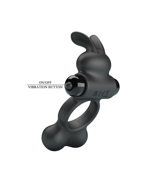 yusuf vibrant penis ring with steel beads 2x33gr