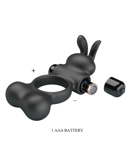 yusuf vibrant penis ring with steel beads 2x33gr