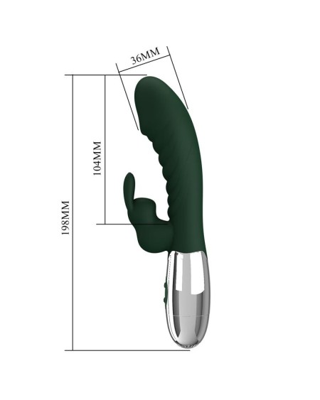 naughty bunny vibe 30 functions green