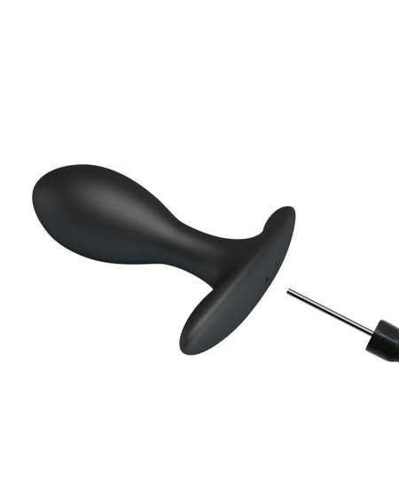 inflatable anal plug with internal ball weight