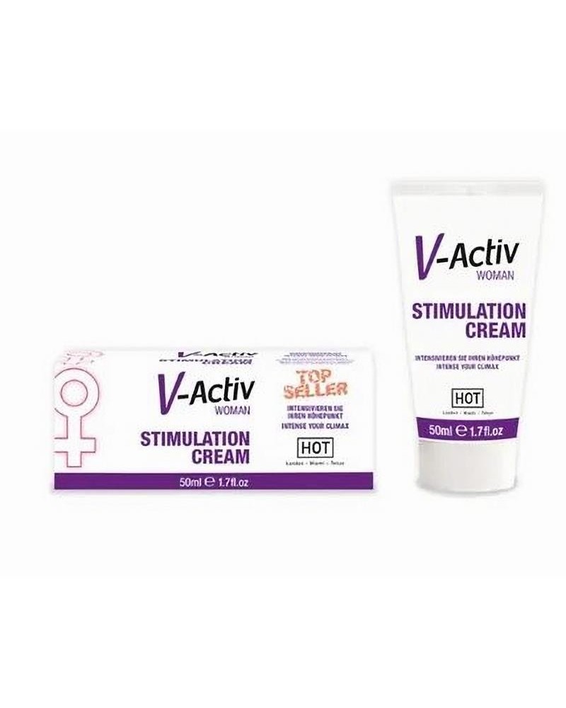 hot v-activ stimulation cream for women 50 ml