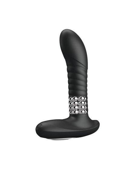 prostate massager with vibration and rotating balls