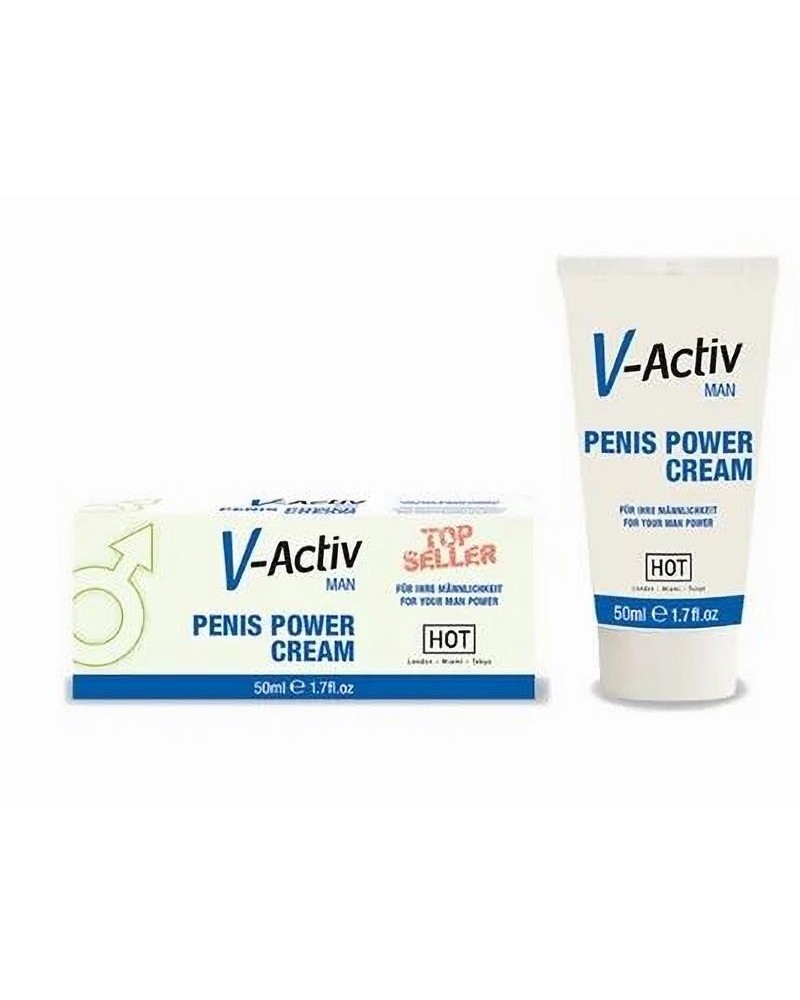 hot v-activ penis power cream for men 50 ml