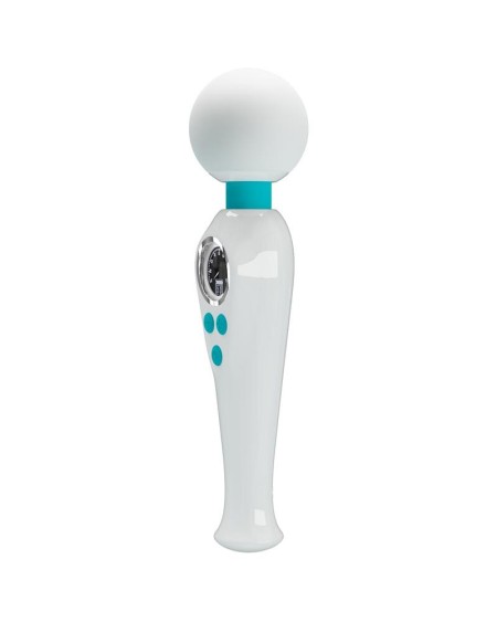 skyler massager wand with digital screen white