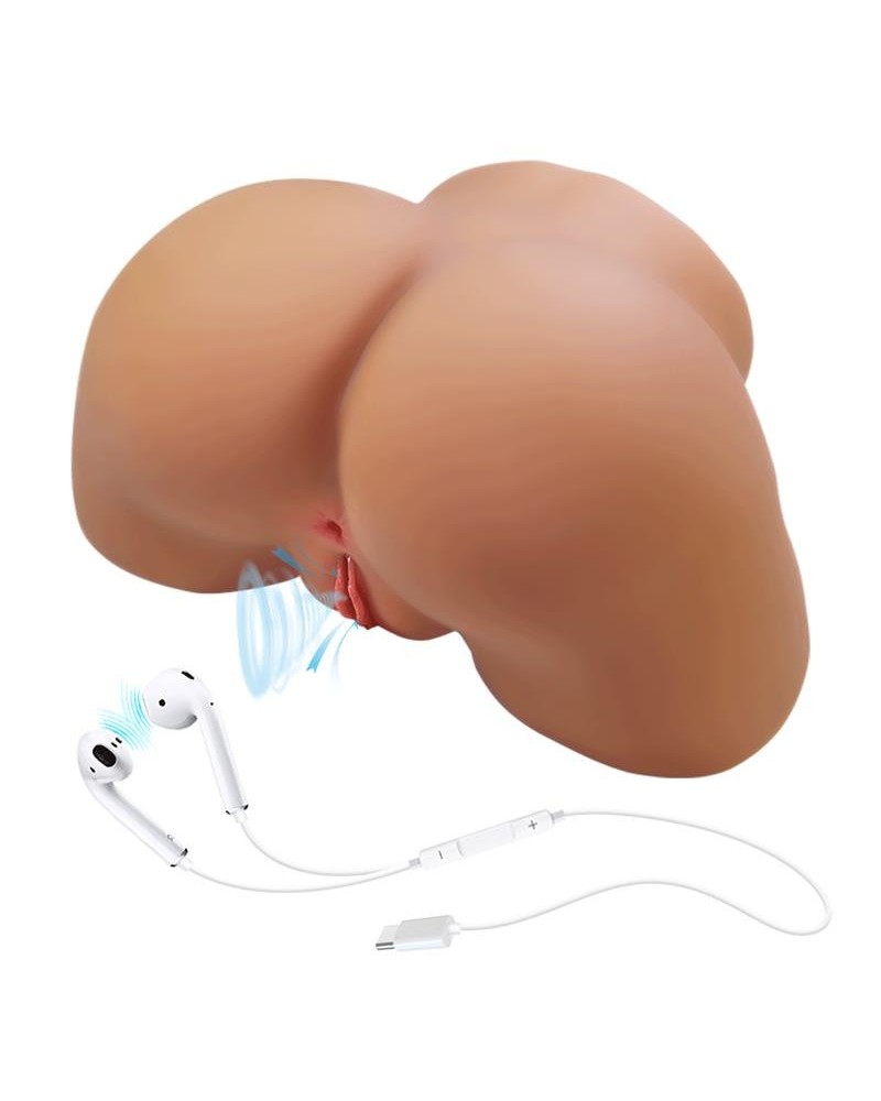 masturbator with vibration, ventouse effect and voice 6.775 kg