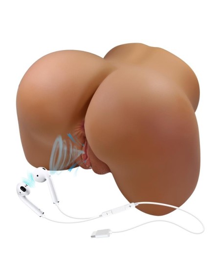 masturbator with vibration, ventouse efect and voice 11 kg