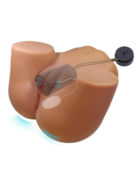 masturbator with vibration, ventouse efect and voice 11 kg