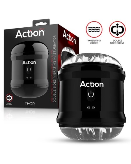 thor double sided vibrant masturbator