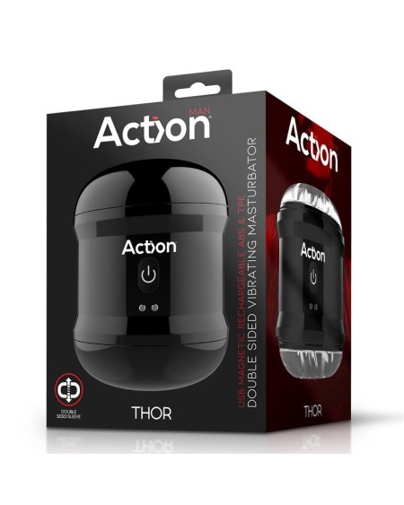 thor double sided vibrant masturbator