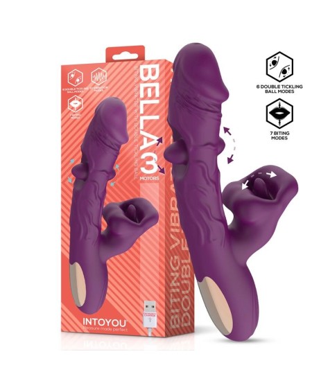 bella vibe with double tickling ball and biting 3 motors
