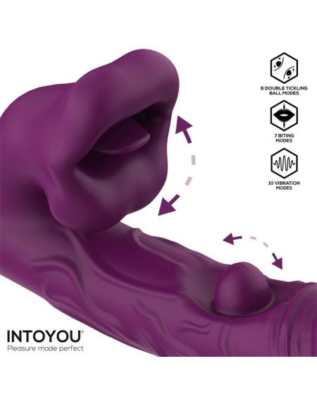 bella vibe with double tickling ball and biting 3 motors