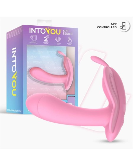 wingy butterfly vibrator with app rose