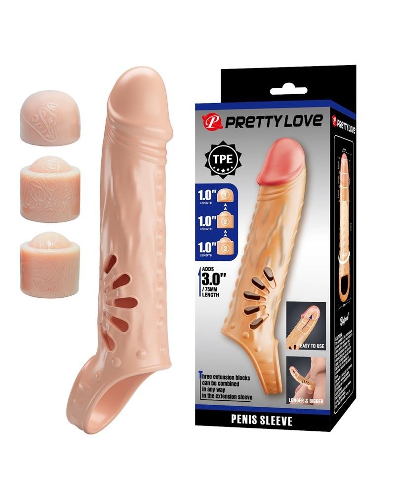 penis sleeve with extension