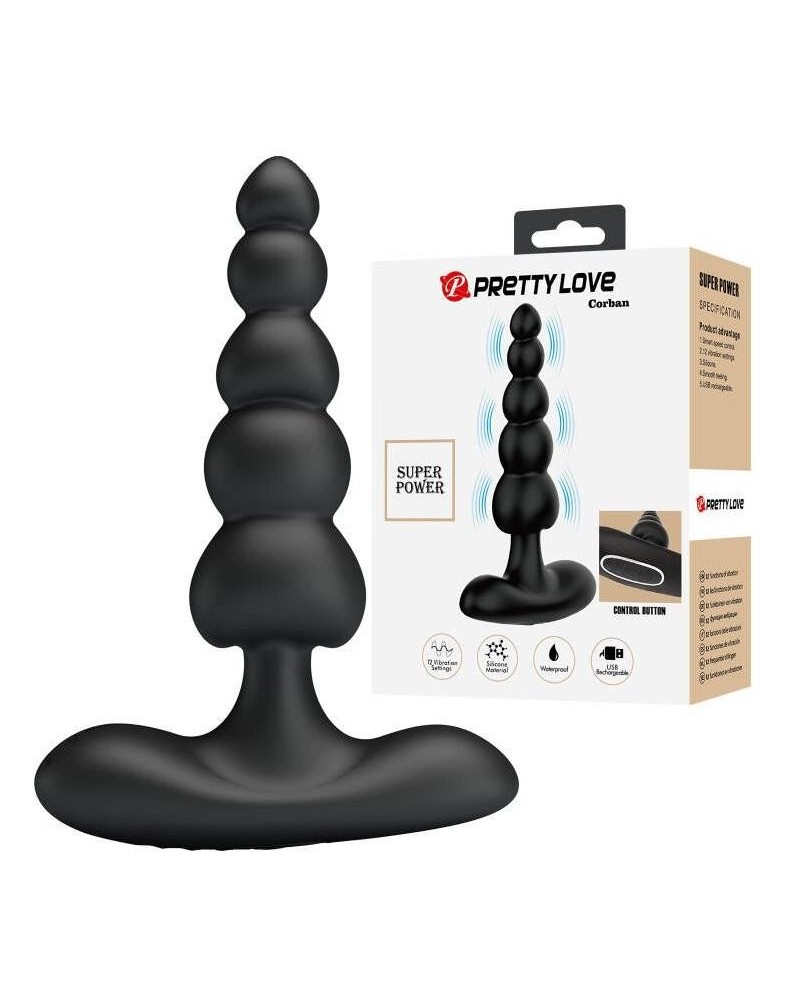 corban anal beads with vibration