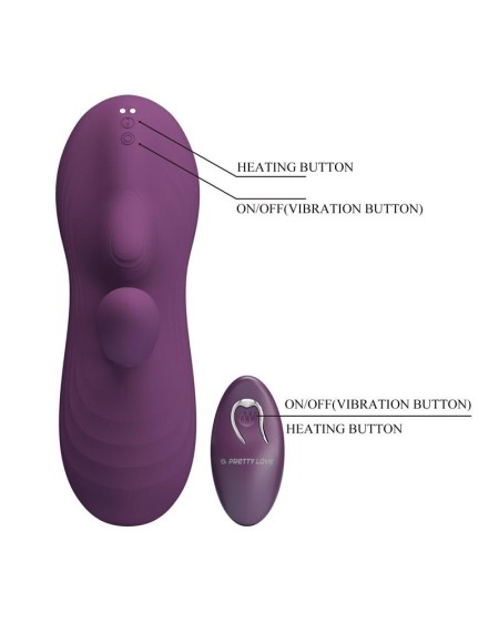 luka seat with vibrator, finger, heat effect and rotating beads