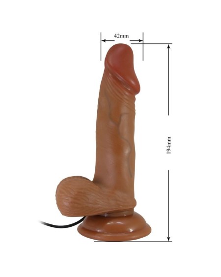 zebulon relistic vibrant dildo 7.6