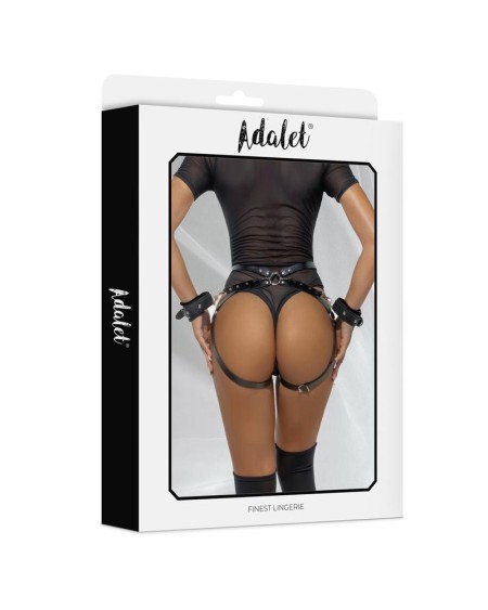 jimena vegan leather harness type garter one size