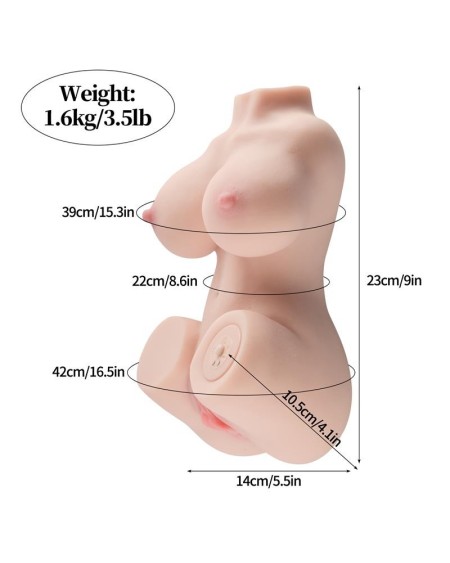 lilinet mini vibrant torso 1.6 kg