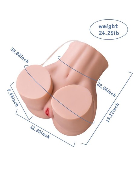 bridget torso with vibration and suckion efect 11 kg