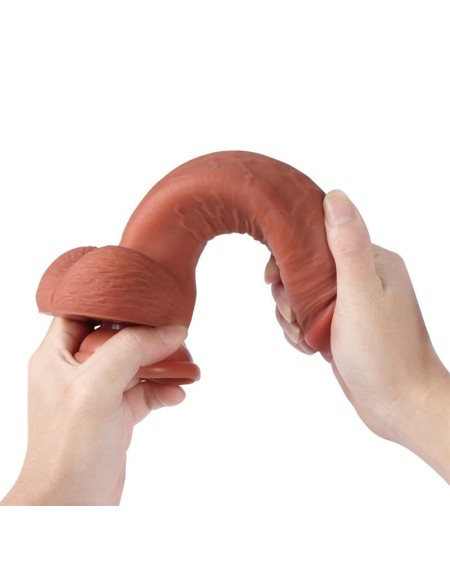 leo dildo double hardness dual layer silicone 9.44