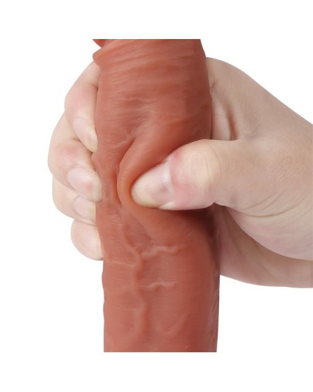 leo dildo double hardness dual layer silicone 9.44