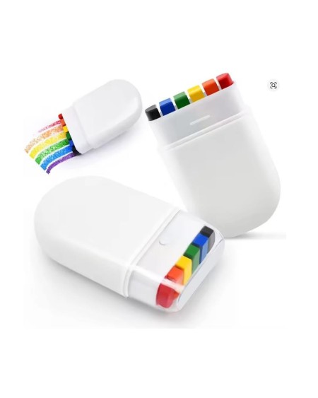 lgbt-colored crayons