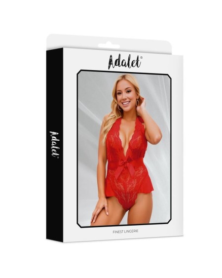 violet v neckline teddy