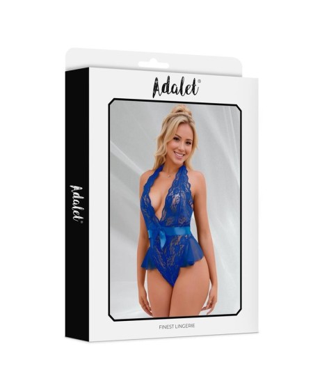 violet halter v neckline teddy