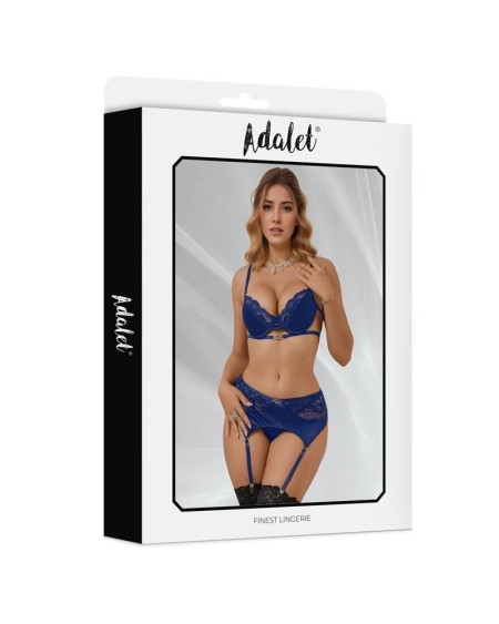 giselle garter set blue