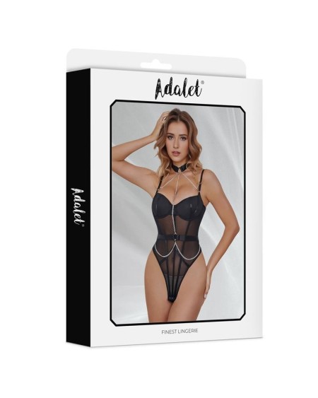 veronica teddy with choker and chains