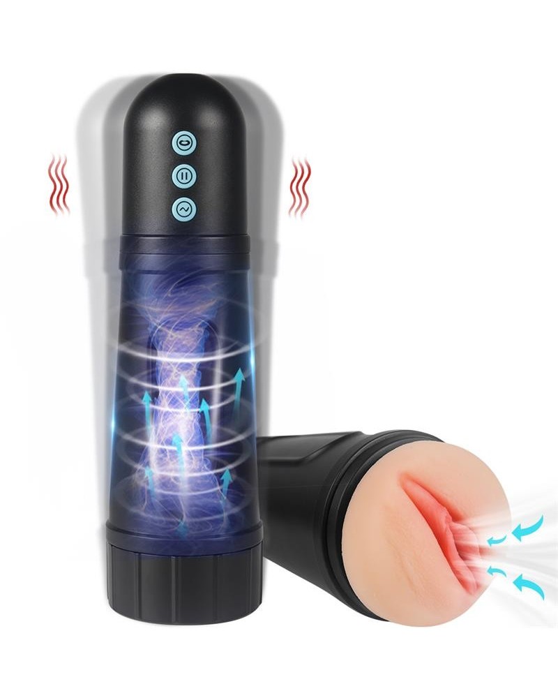 locker masturbator with vibrant and sucking efect