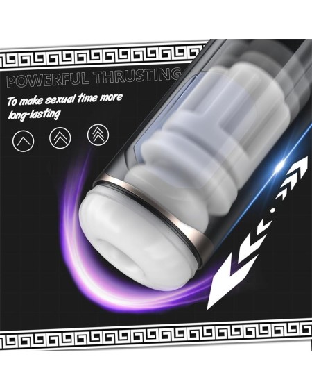 cosima masturbator with thrusting, vibration and ventouse efect