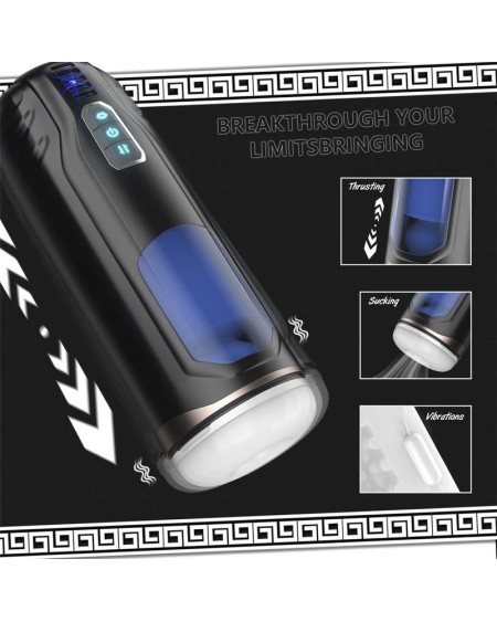 cosima masturbator with thrusting, vibration and ventouse efect