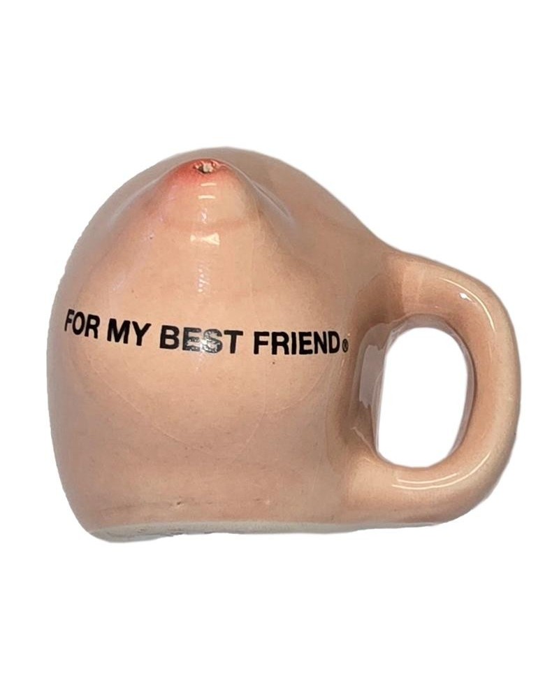 ceramic breast-shaped fridge magnet