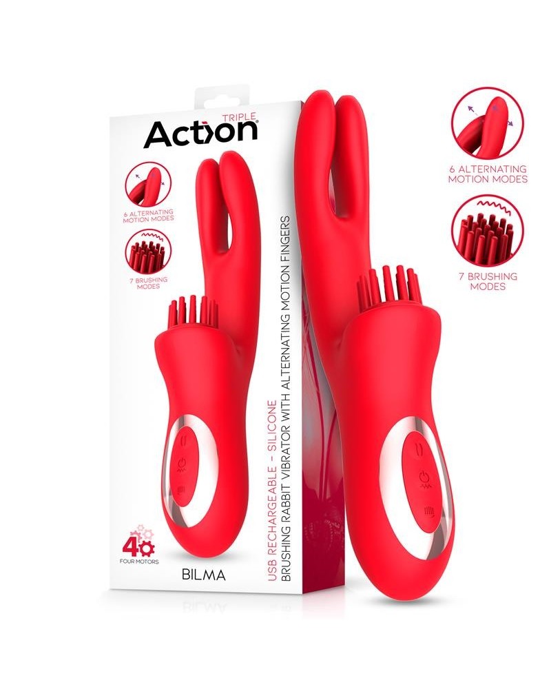 bilma vibe with brushing clit stimulator and alternating function