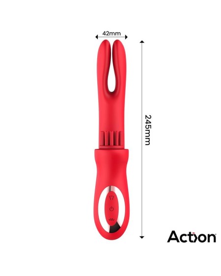 bilma vibe with brushing clit stimulator and alternating function